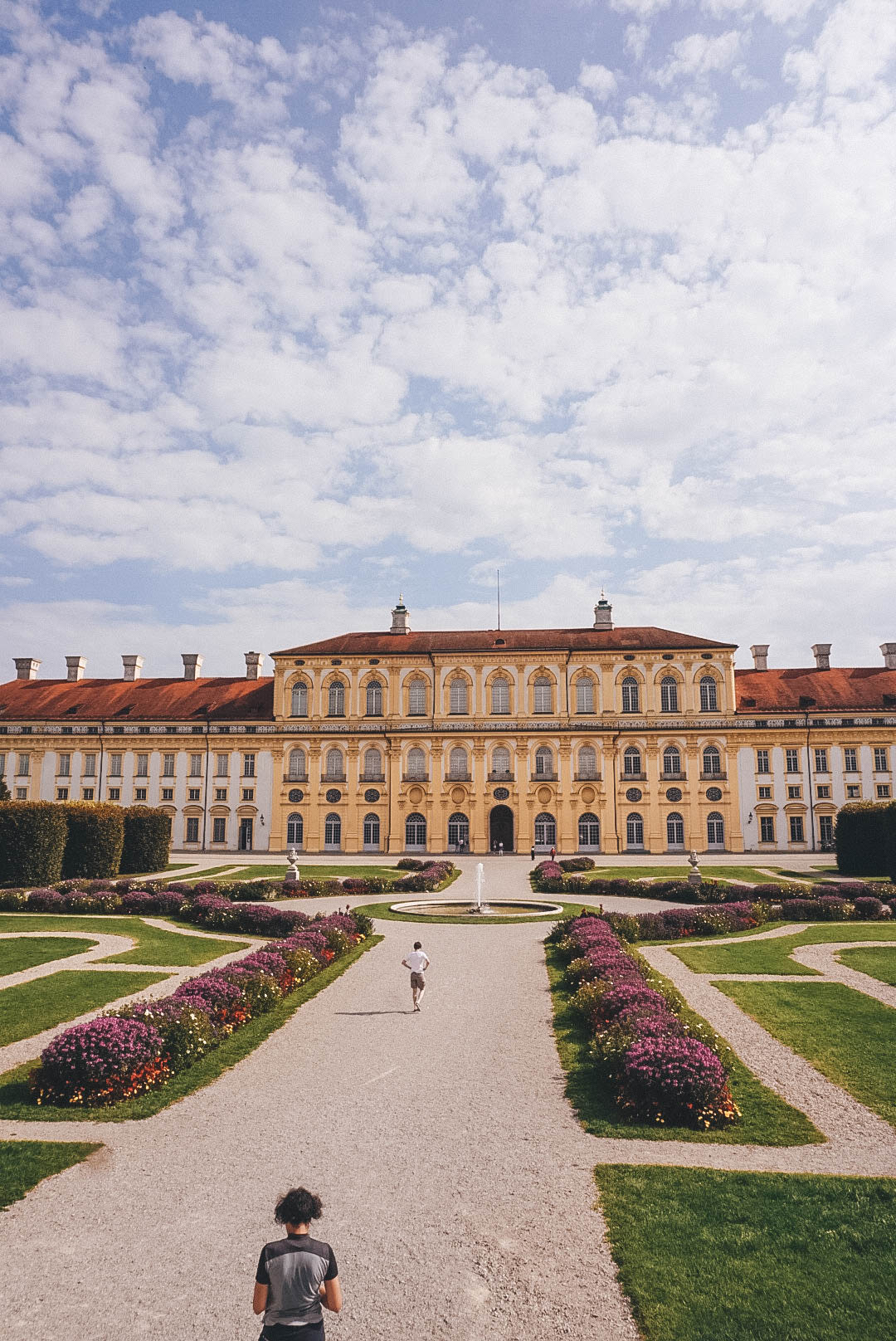 The back of Schleissheim Palace, near Munich. 