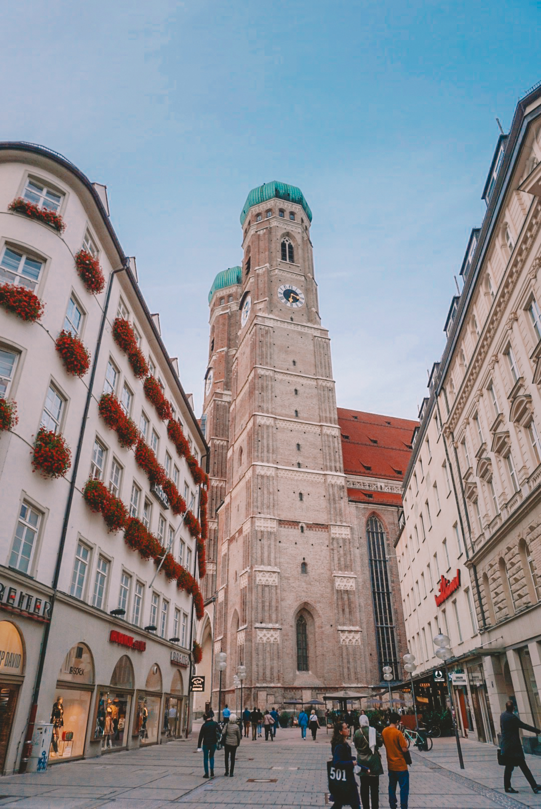 Exterior of the Church of Our Lady in Munich