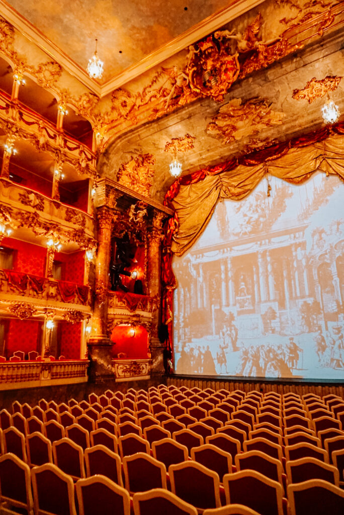 The front of the Cuvilliés Theatre in Munich