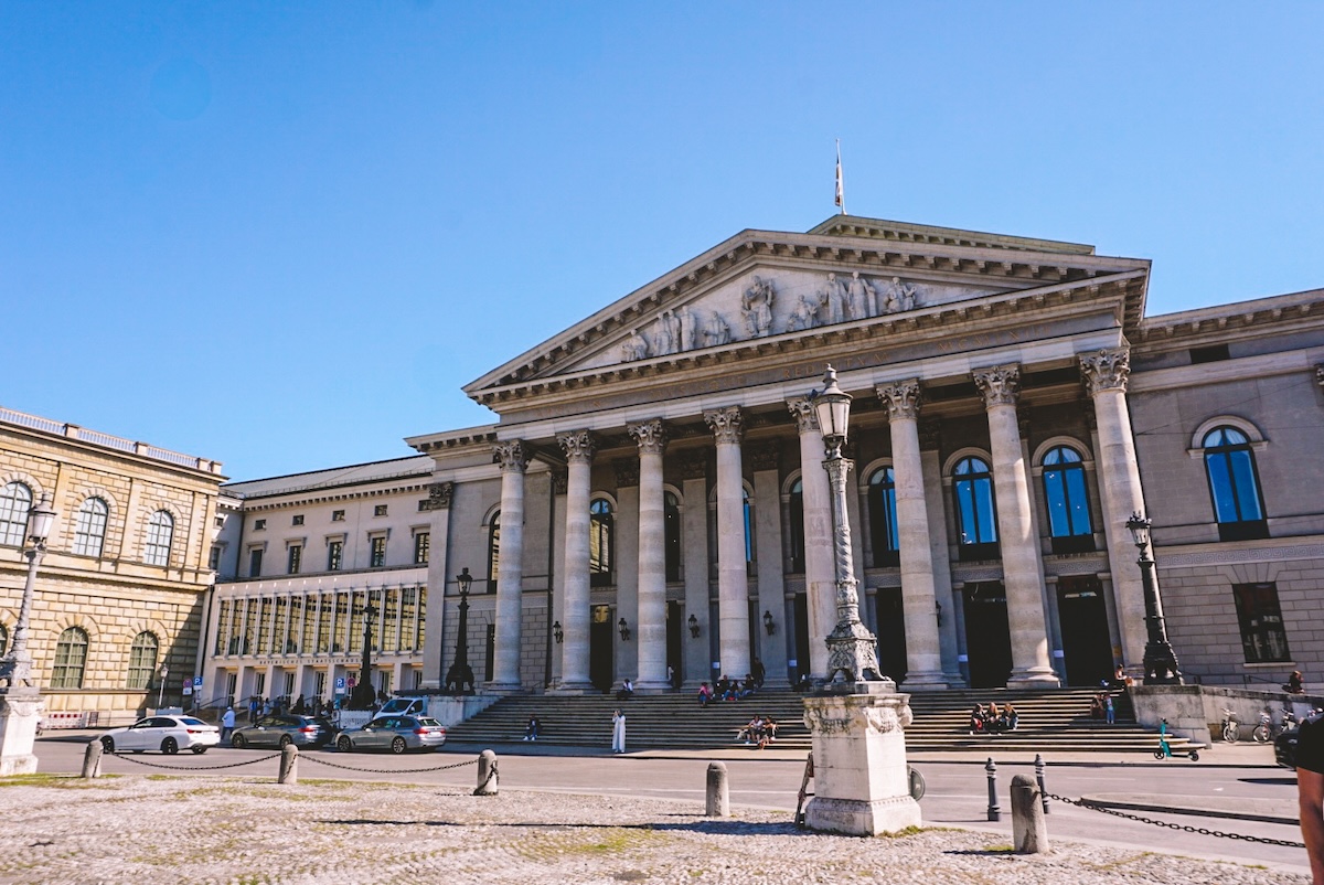 Exterior of the National Theater in Munich