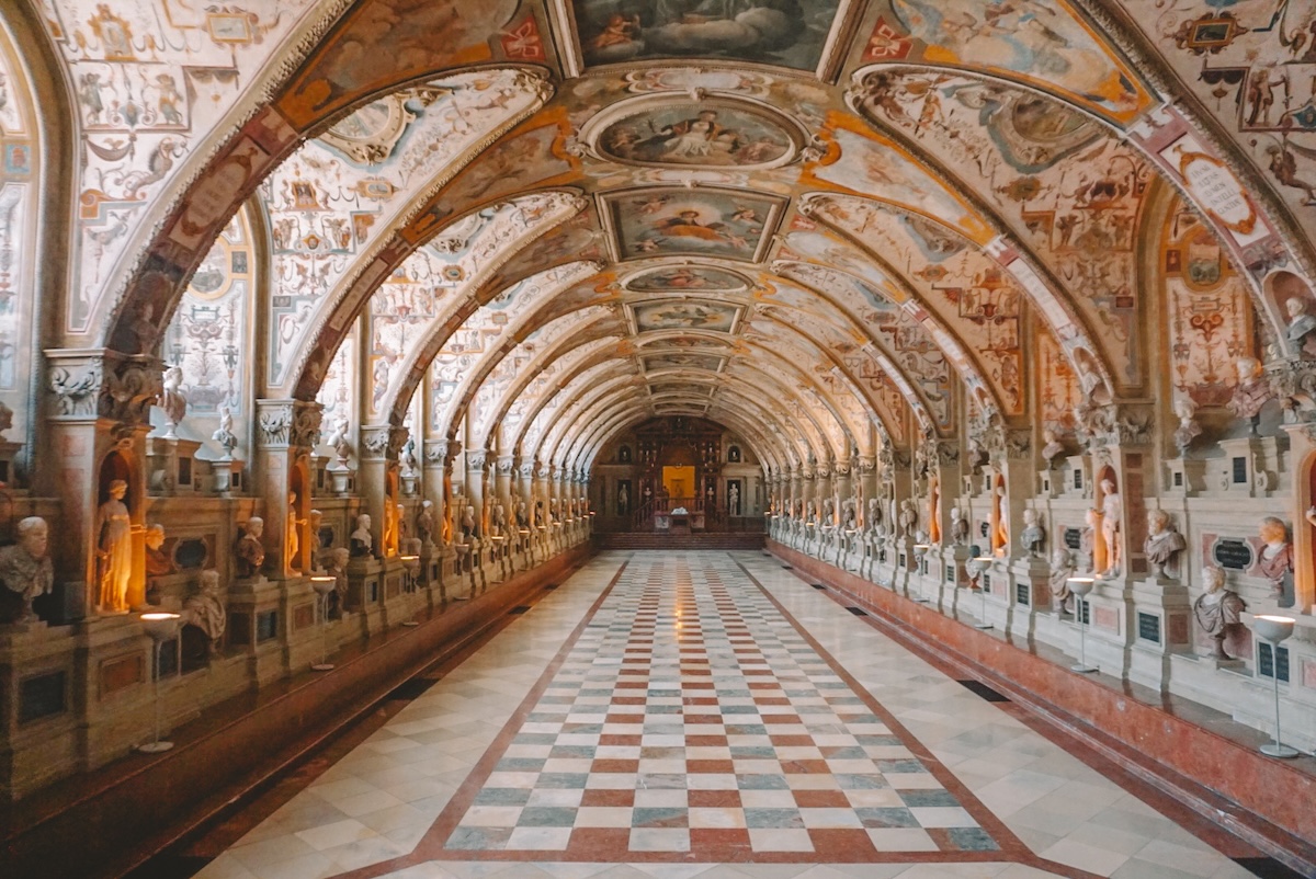 The Antiquarium inside the Munich Residence