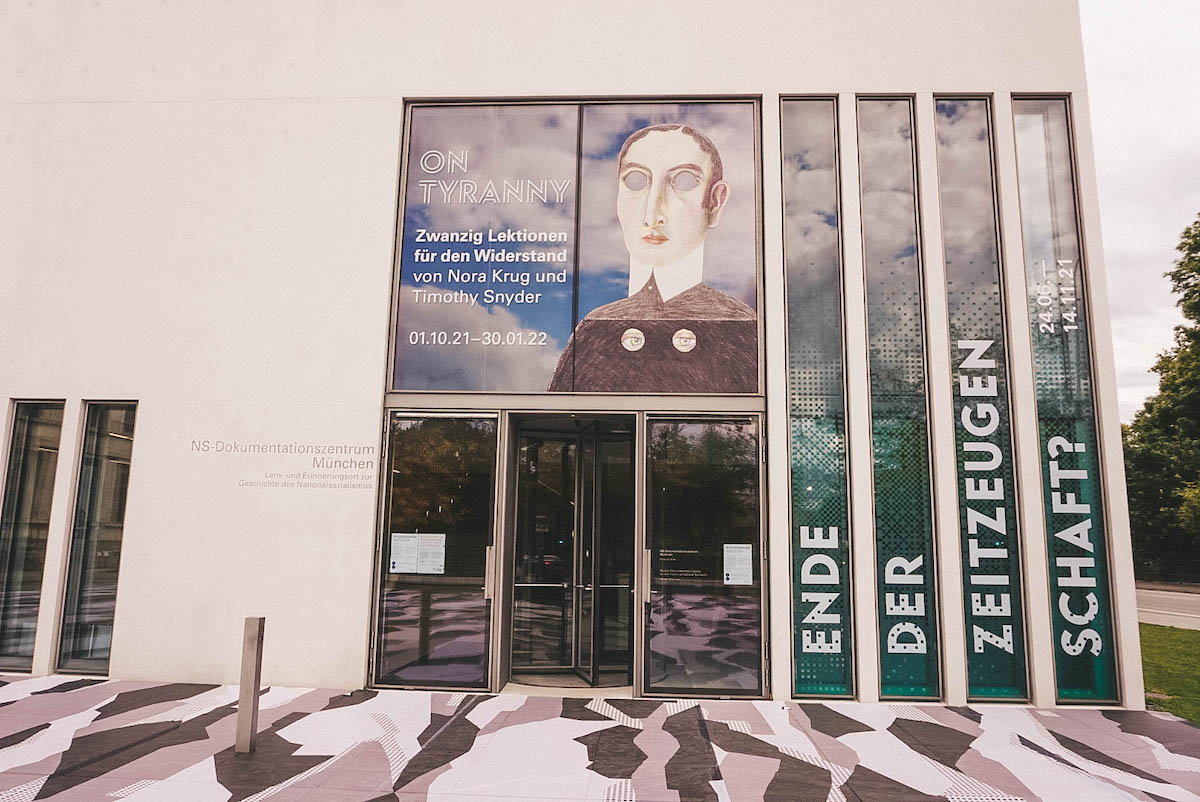 Entrance to NS Documentation Center in Munich