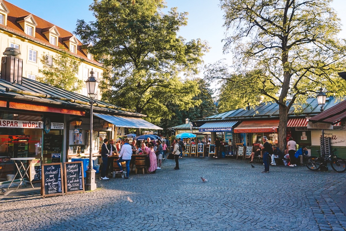 The Viktualienmarkt in Munich