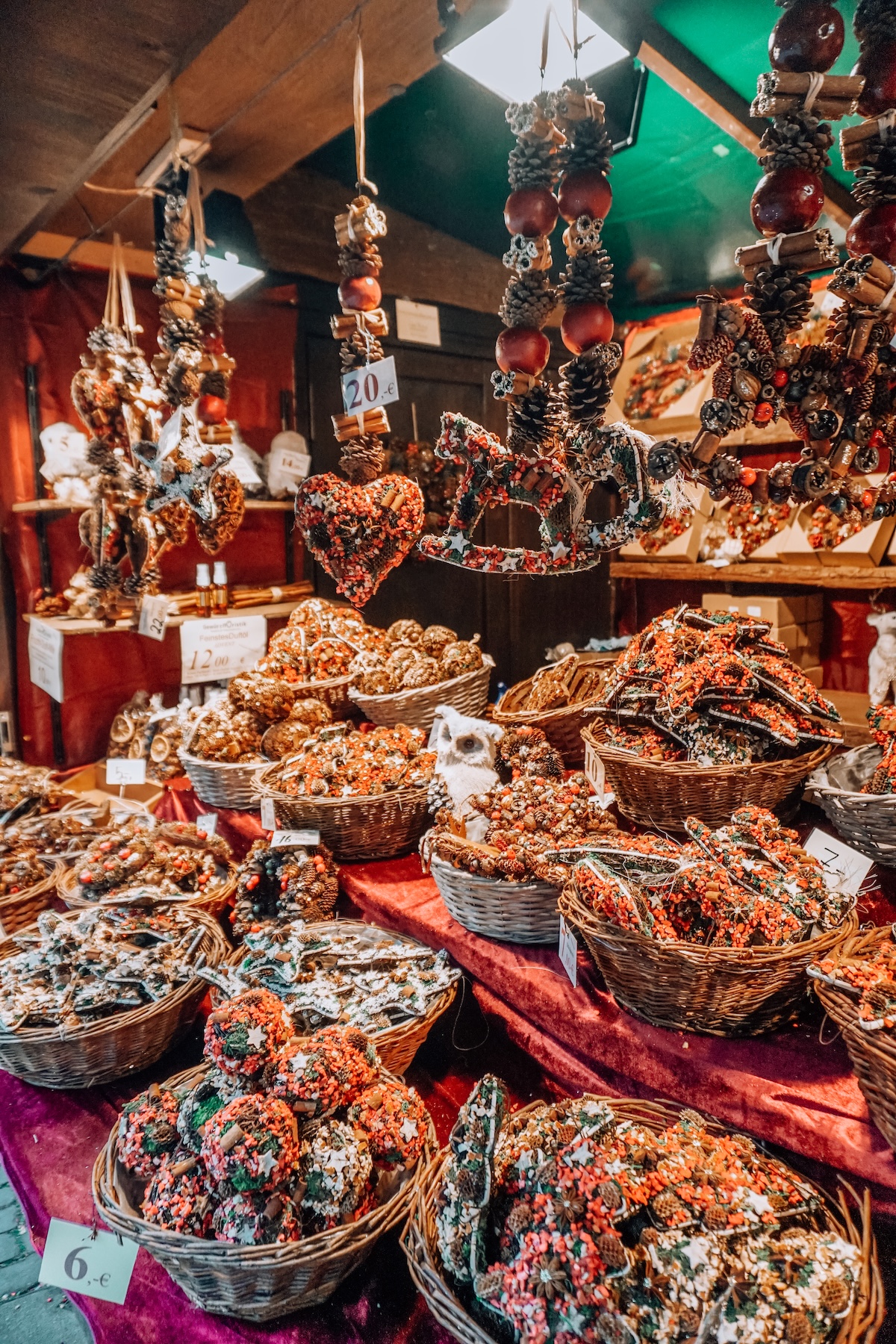 Stall at a Christmas market in Cologne