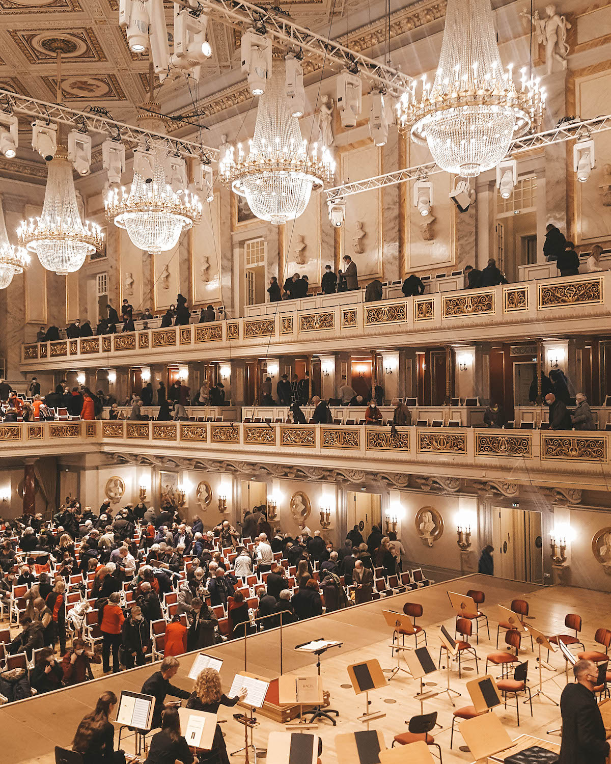 Inside the Konzerthaus in Berlin