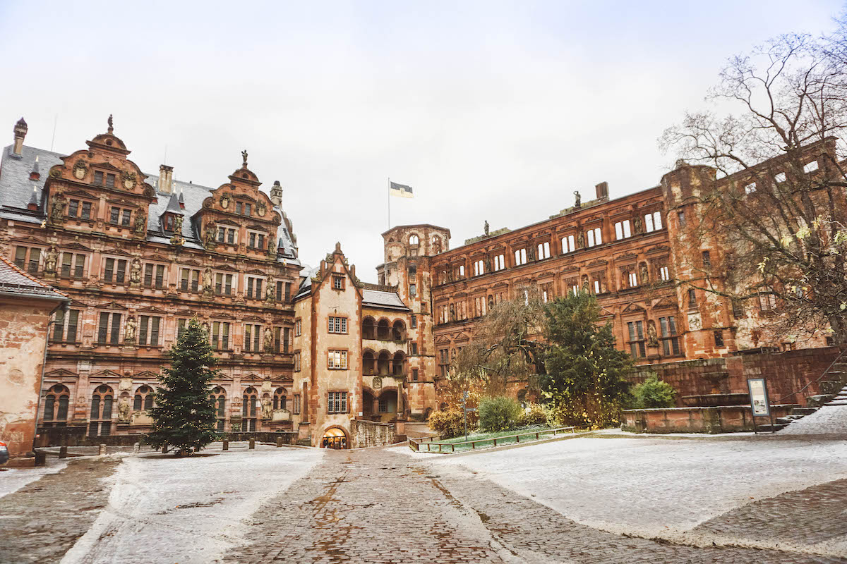 Inner courtyard of Heidelberg Castle