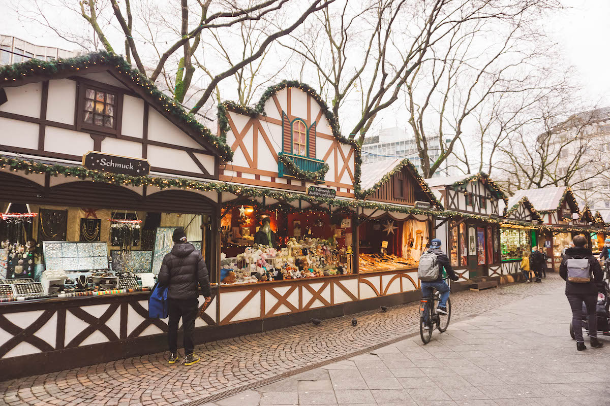 Christmas market at Rudolfplatz in Cologne