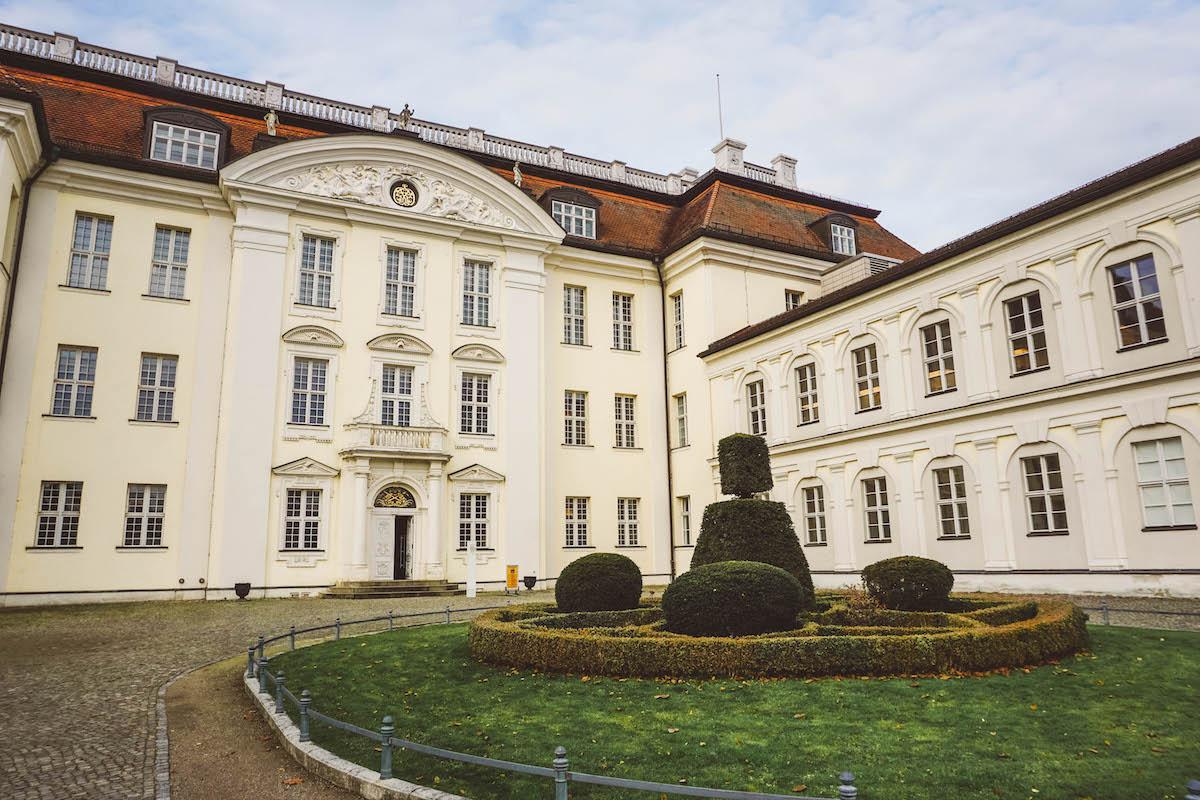 Outside Schloss Köpenick, in Berlin