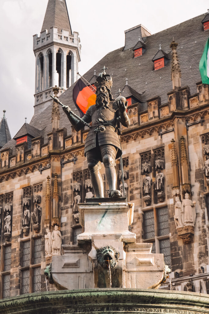 The Karlsbrunnen in Aachen, Germany
