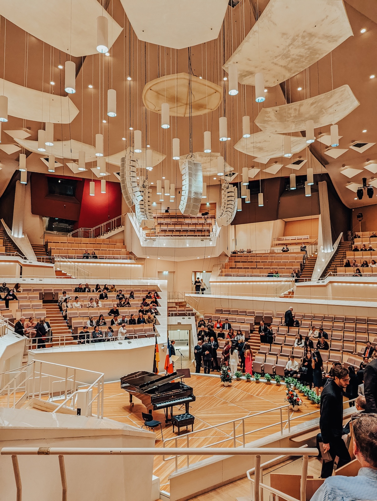 A concert hall within the Berlin Philharmonie. 