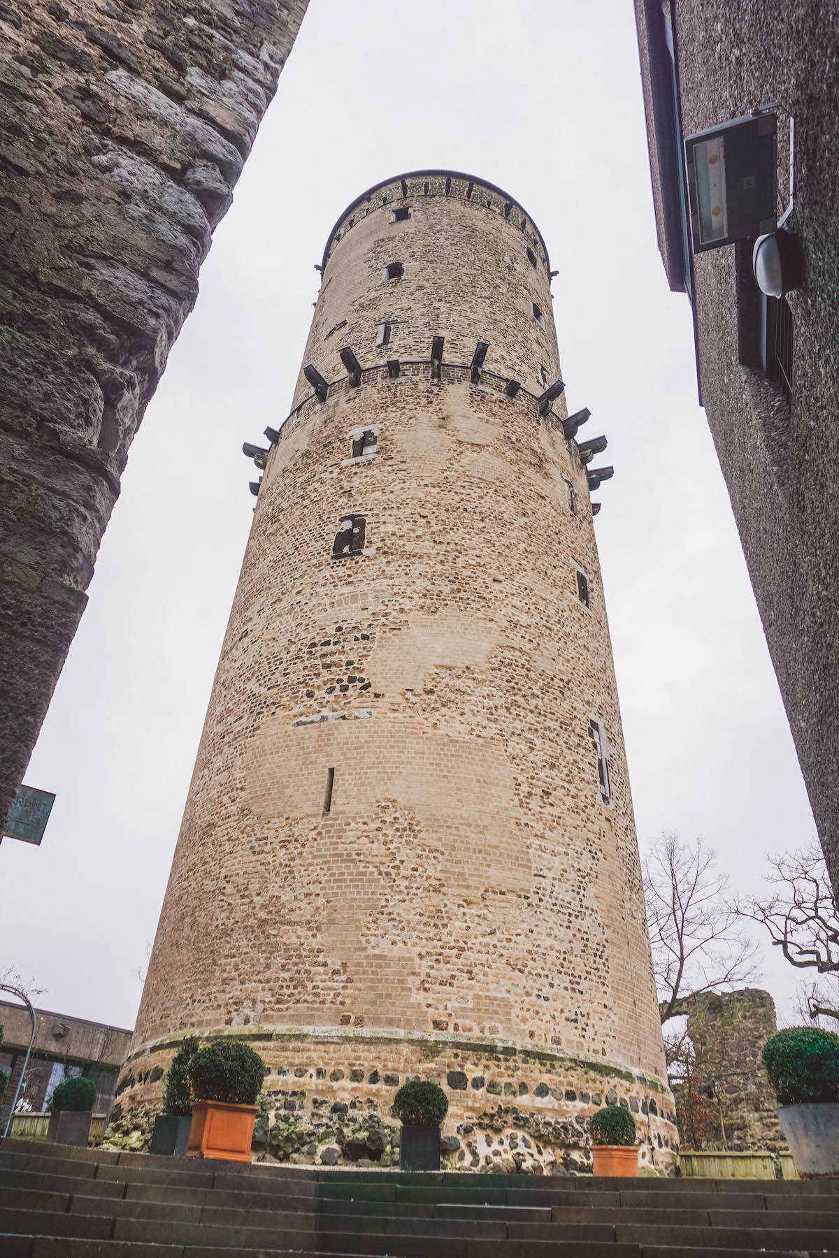 The tower at Godesburg Castle in Bonn, Germany