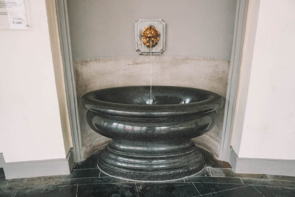 The thermal spring at Elisenbrunnen