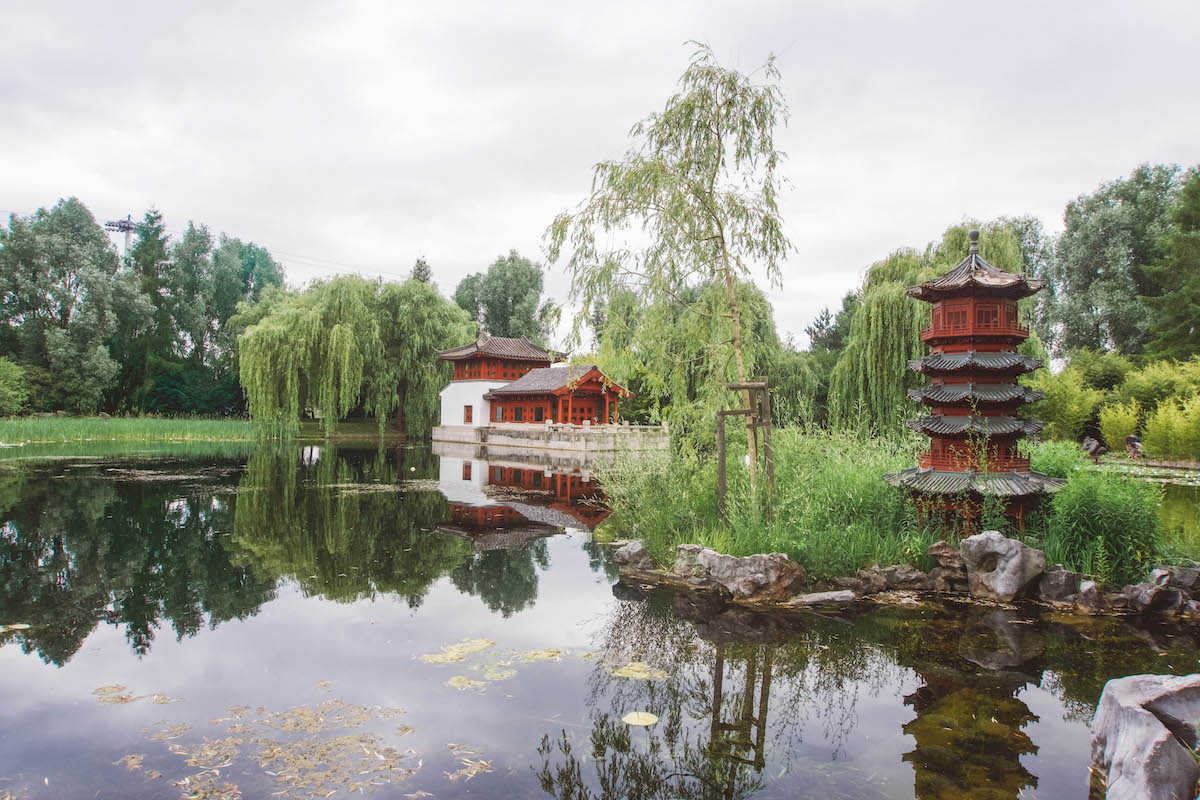 The Chinese garden within Gärten der Welt in Berlin.