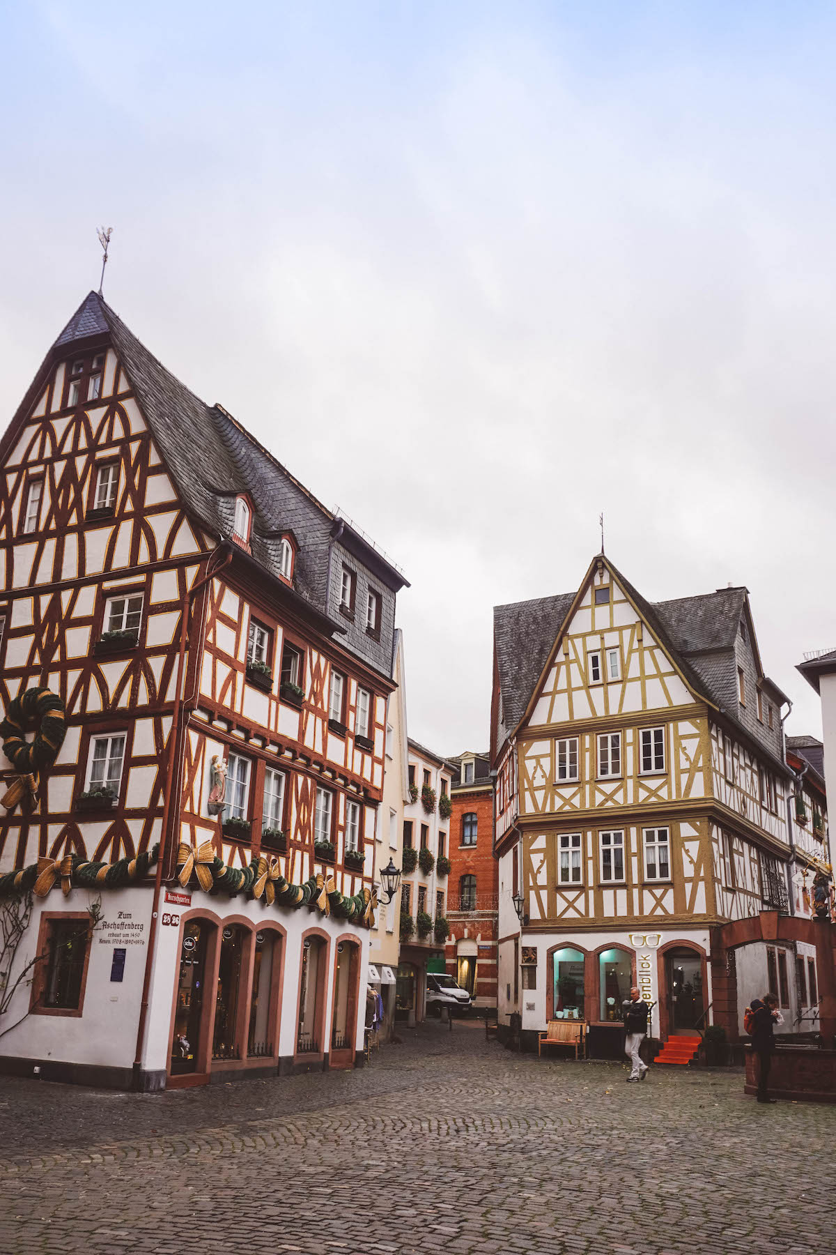 A cute square in Old Town Mainz