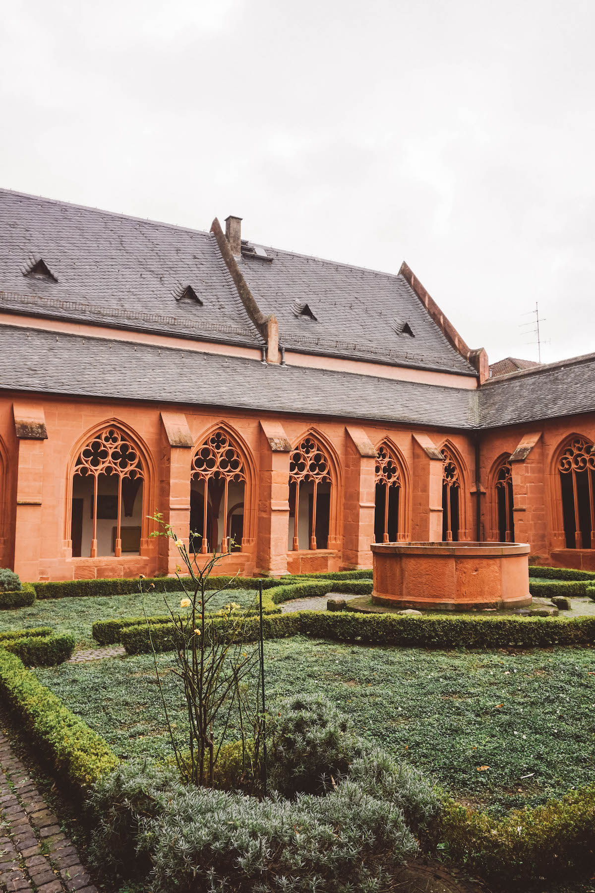 The inner courtyard of St. Stephan's in Mainz