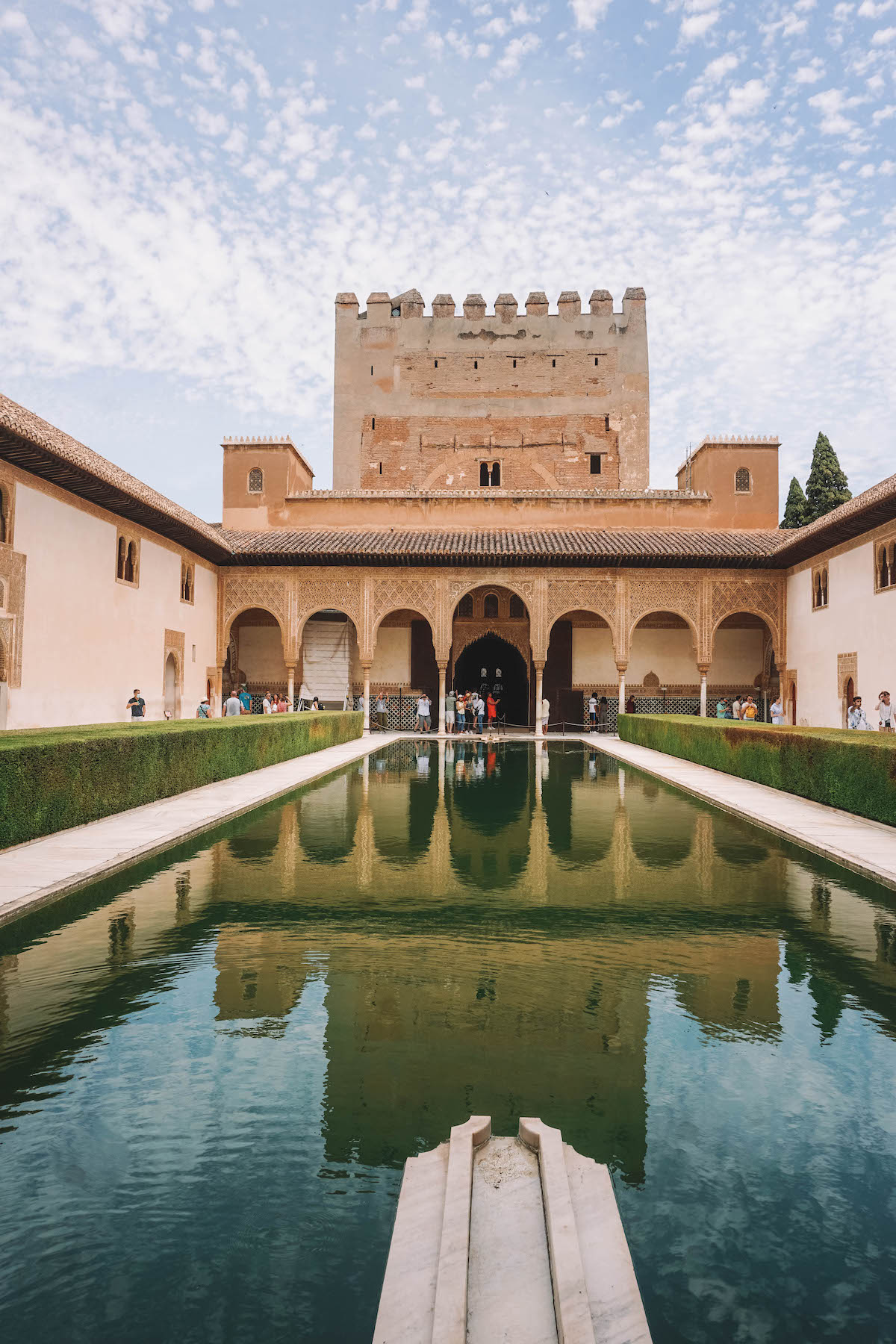 One of the royal palaces within the Alhambra in Granada, Spain.