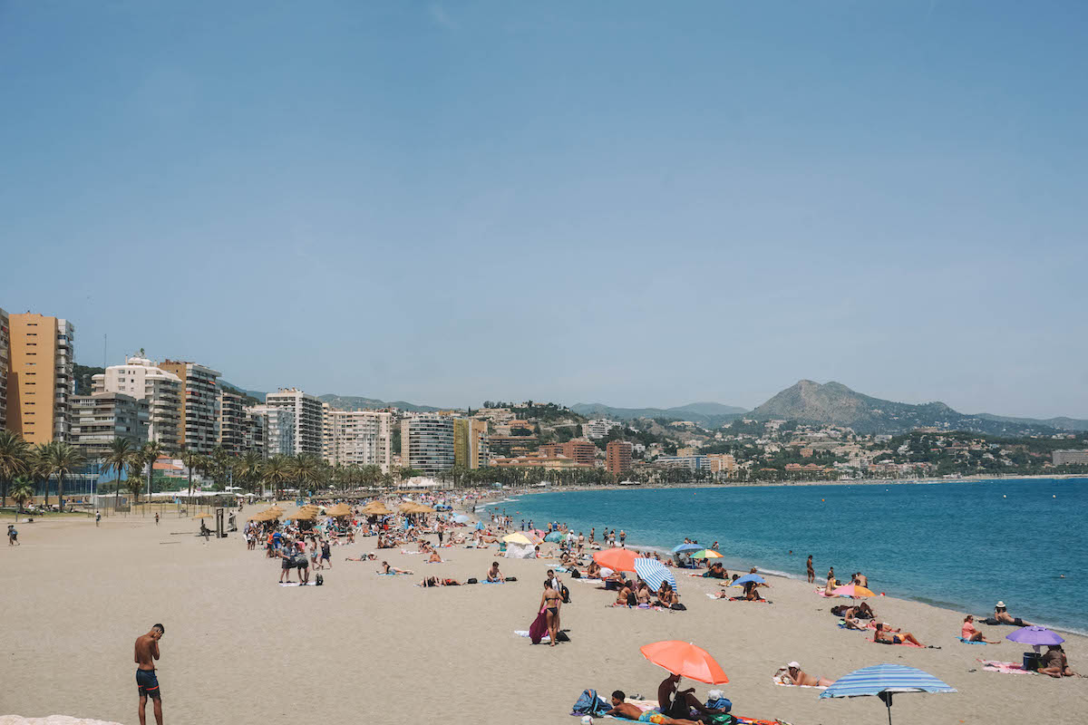Beach near Malaga, Spain 