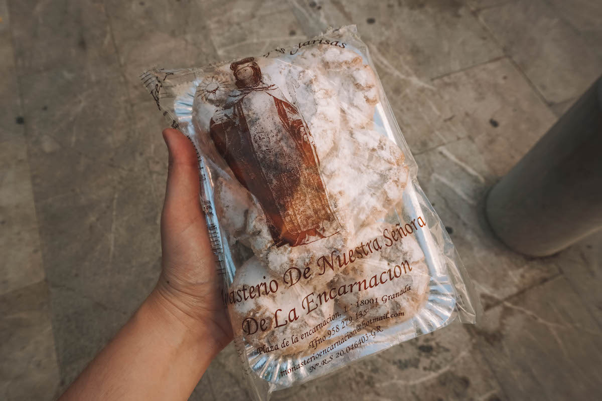 Almond cookies in Granada