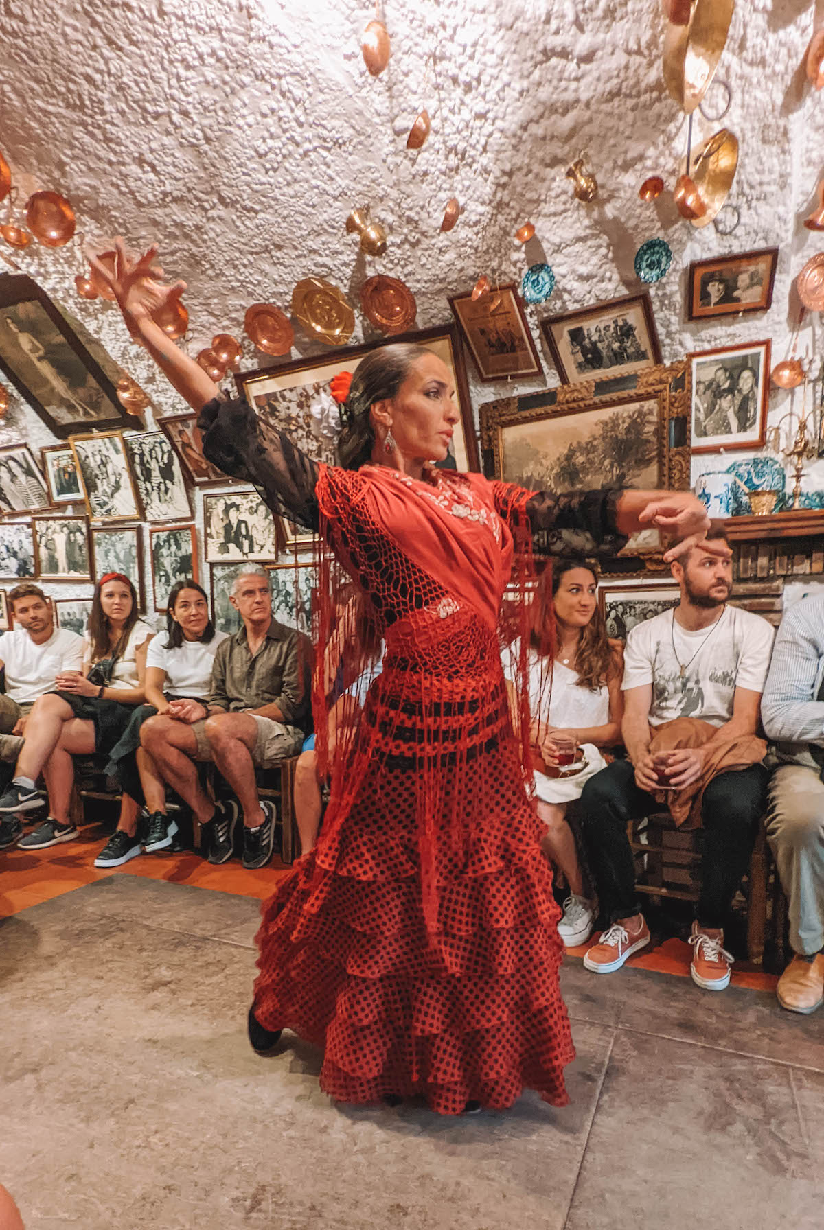 A flamenco performance in Granada, Spain