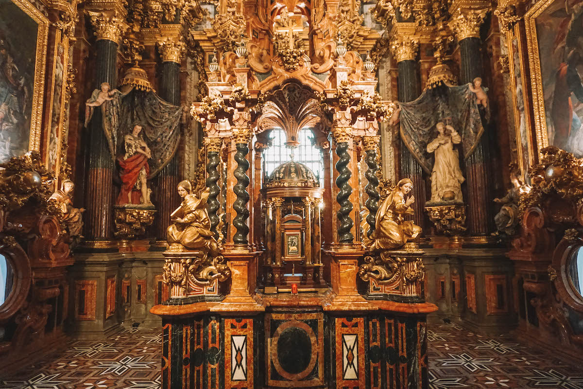 The sacristy at La Cartuja in Granada