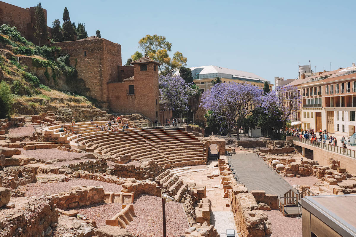 The Roman Theater of Malaga, Spain 