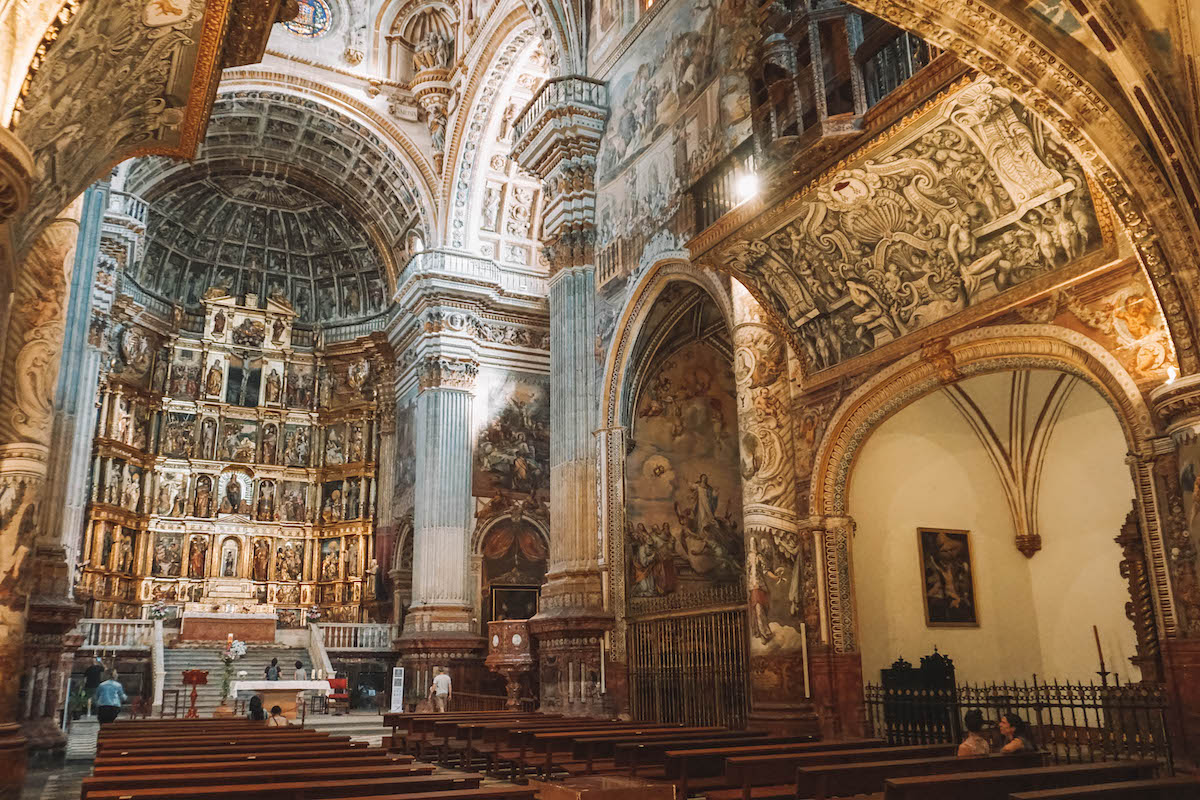 The San Jeronimo Monastery in Granada, Spain 