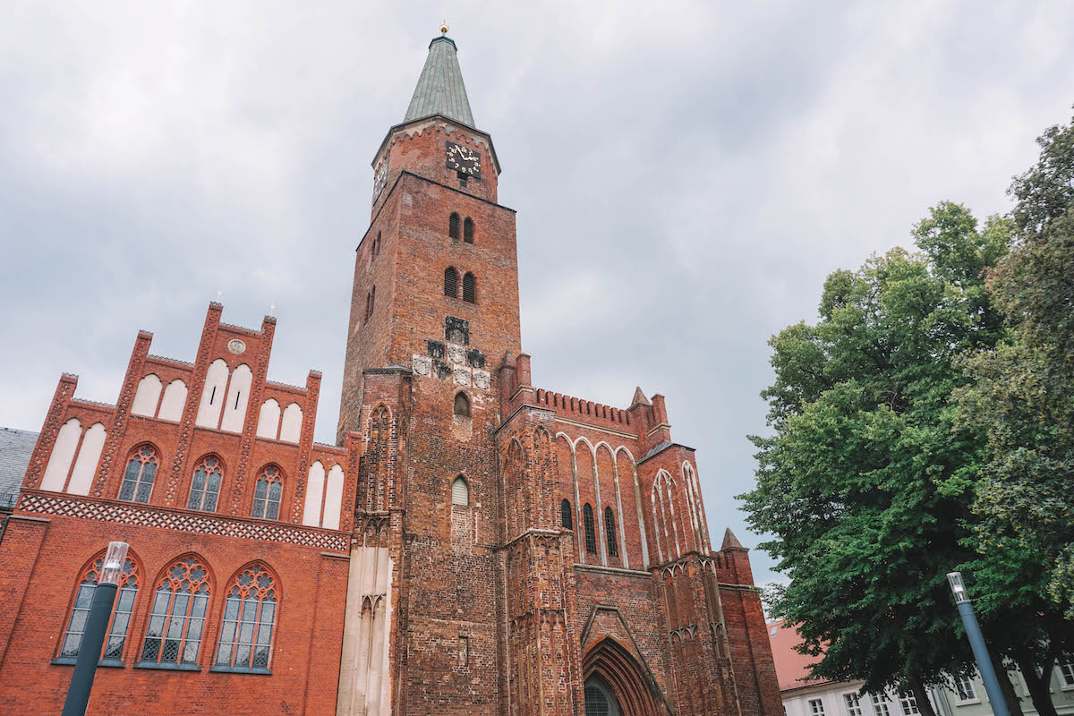 The exterior of the Brandenburg Cathedral 
