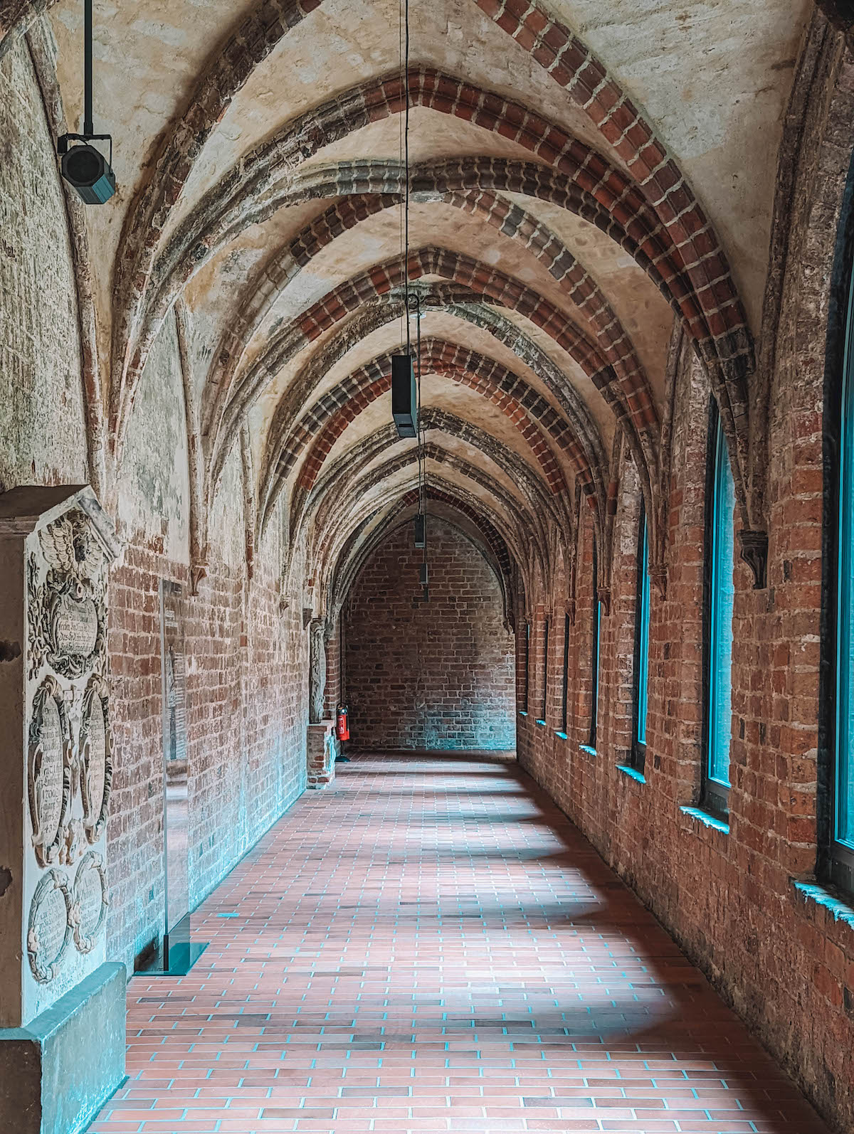 Interior of the Paulikloster of Brandenburg. 