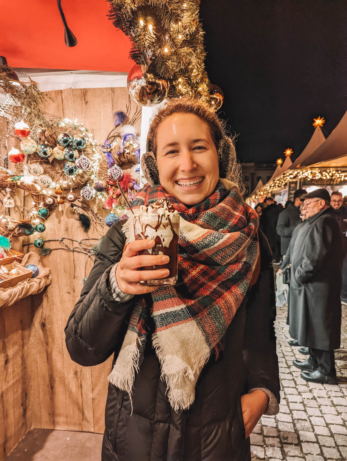Hot Chocolate at Gendarmenmarkt Christmas Market (Bebelplatz)