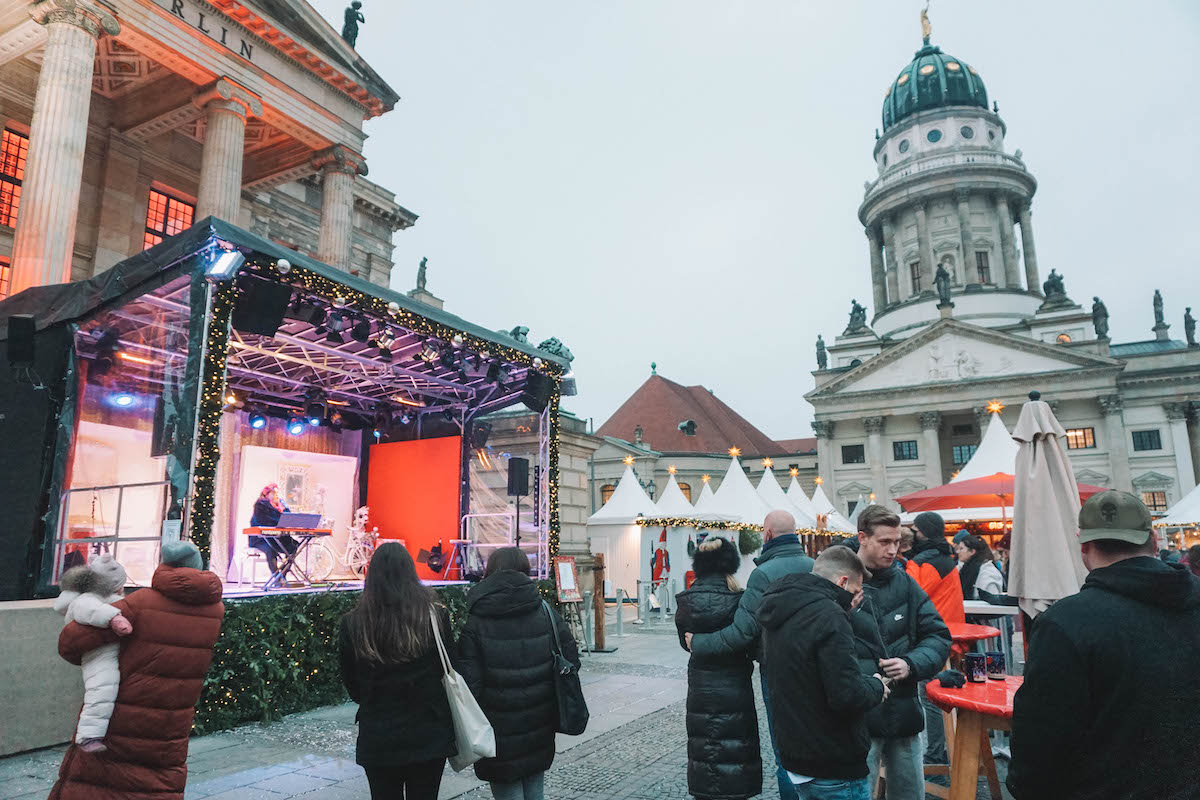 Gendarmenmarkt Christmas market stage