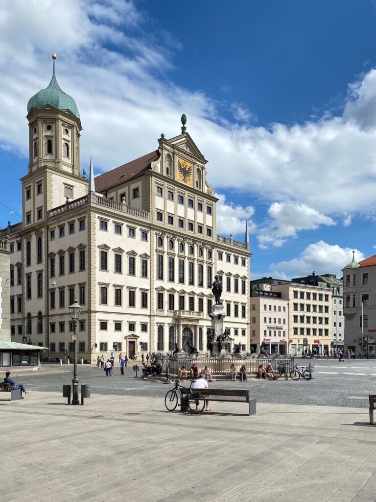 Town Hall in Augsburg, Germany. 