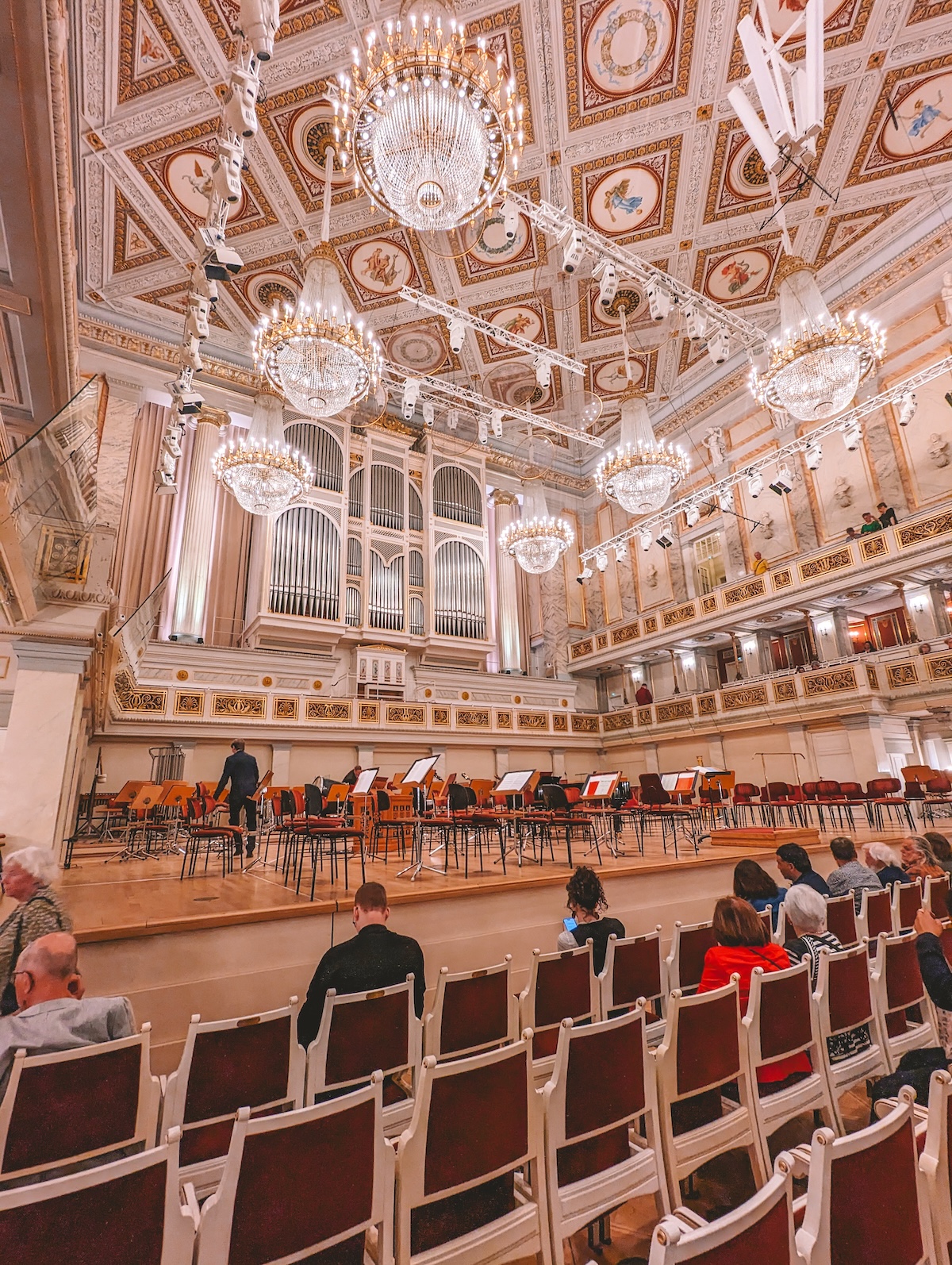 Interior of the Konzerthaus in Berlin.