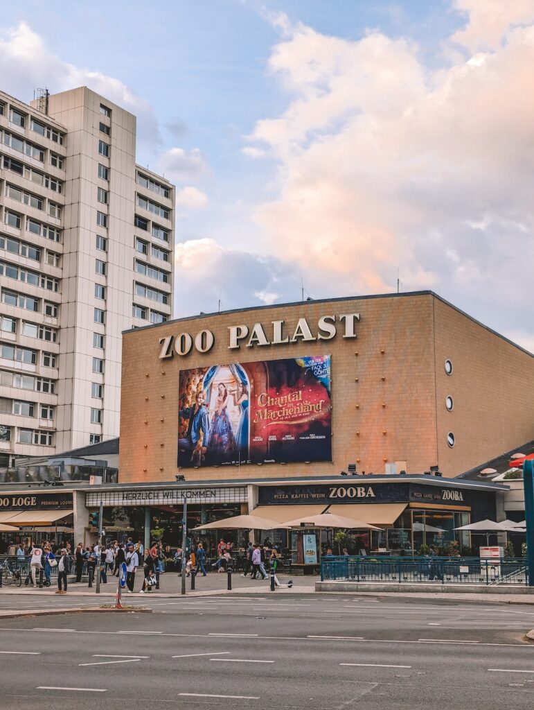 Exterior of the Zoo Palast Cinema in Berlin.