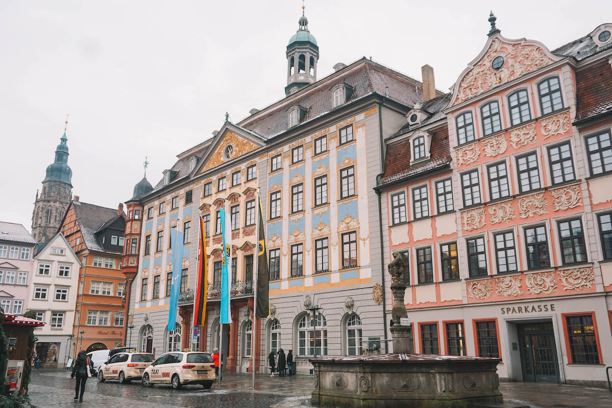 The Old Town Hall at the Coburg Marktplatz. 