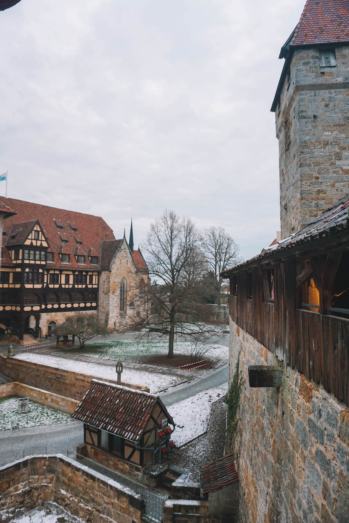 Inner courtyard of Veste Coburg