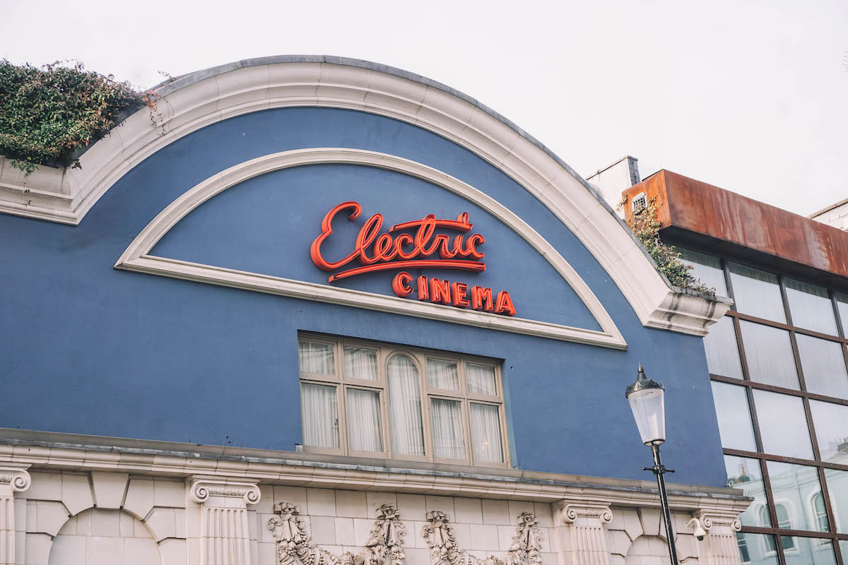 Front of the Electric Cinema in Notting Hill 