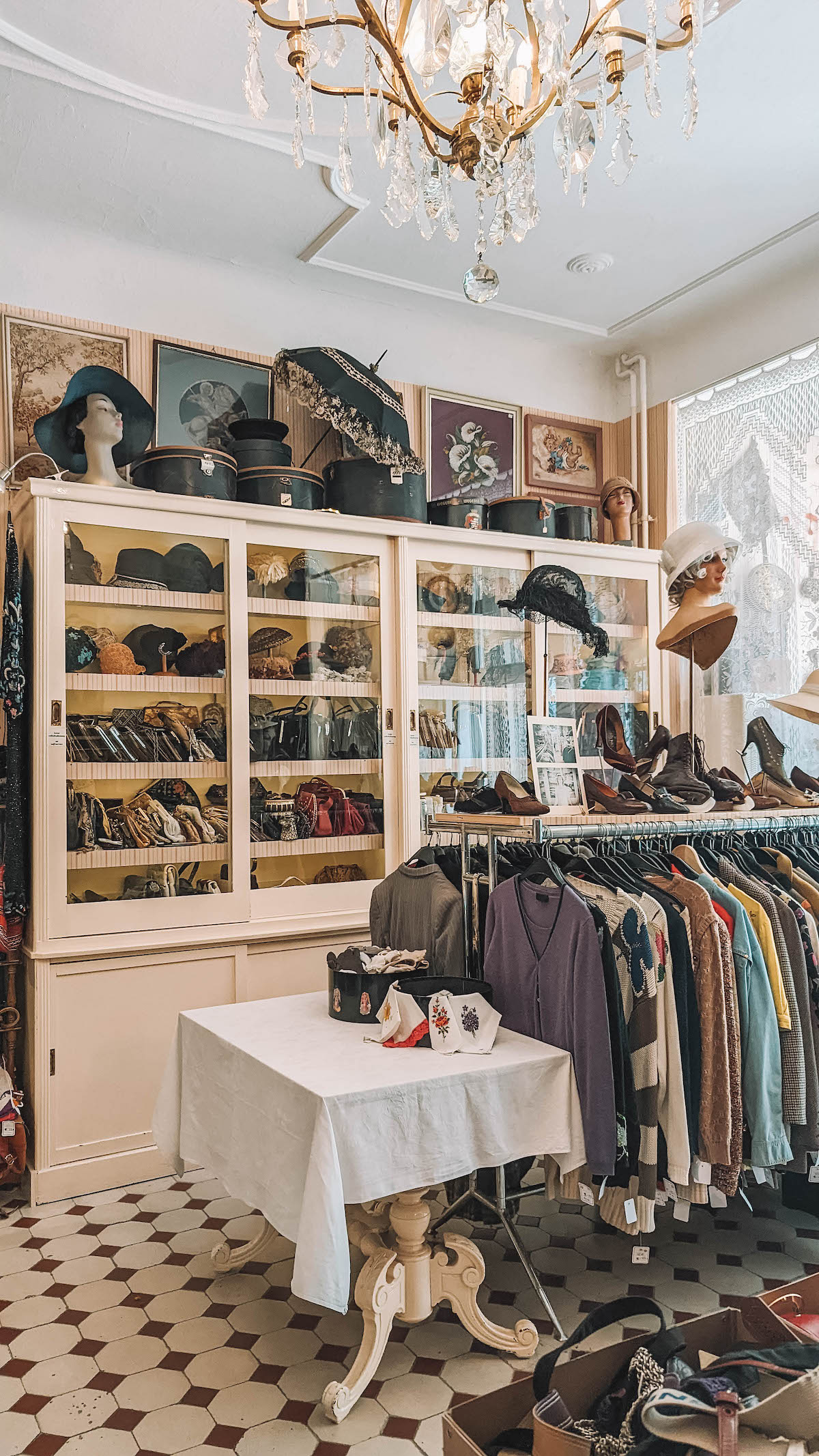 Interior of the vintage store, Spitze, in Charlottenburg