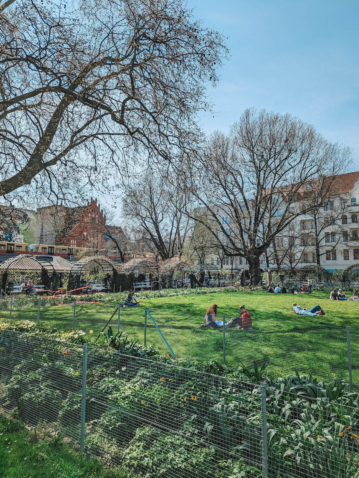 Savignyplatz on a sunny spring day