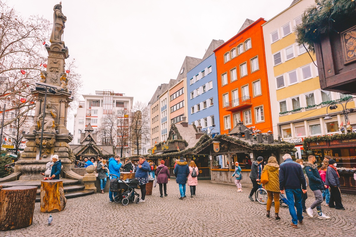 The Alter Markt in Cologne at Christmas