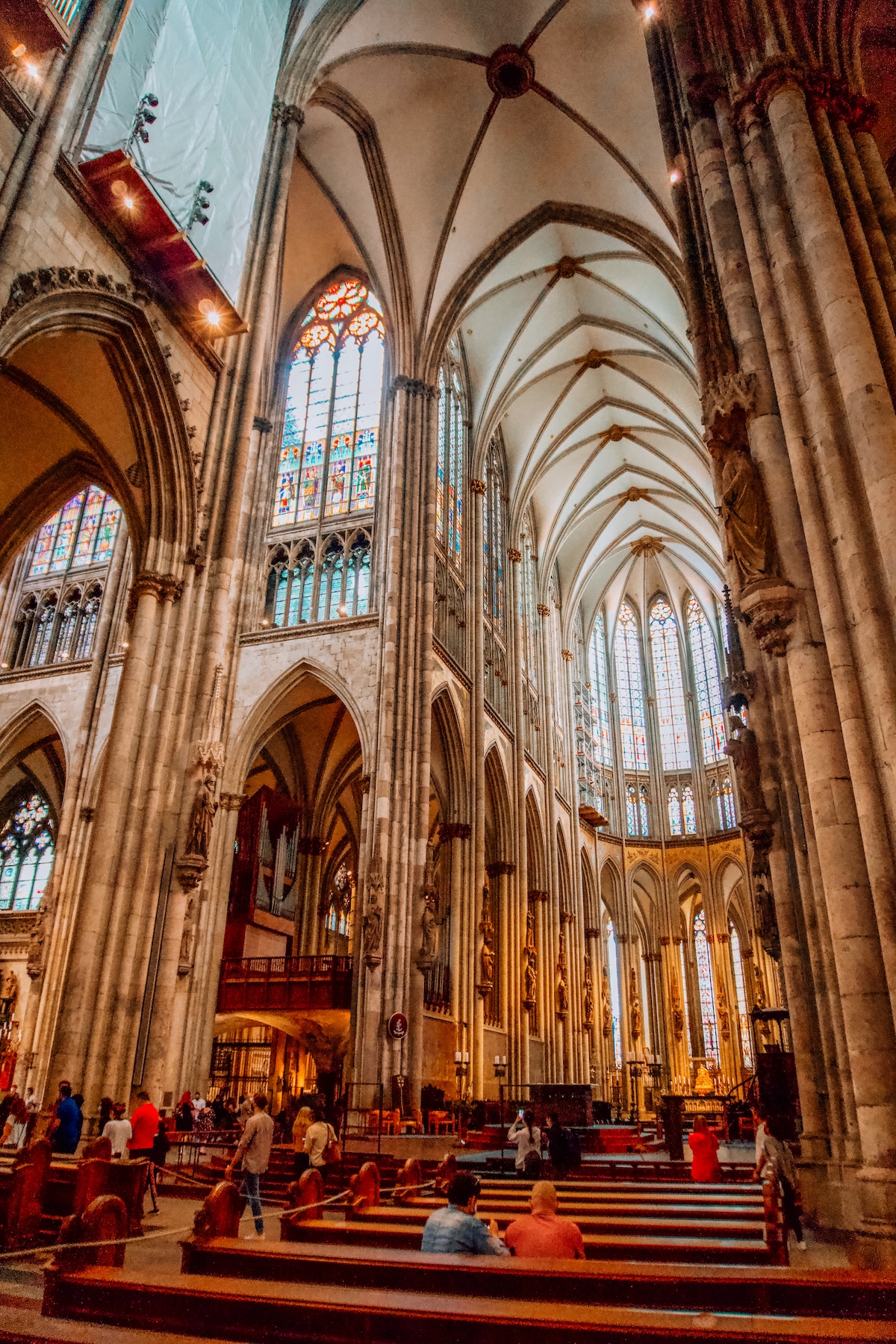 Inside the Cologne Cathedral