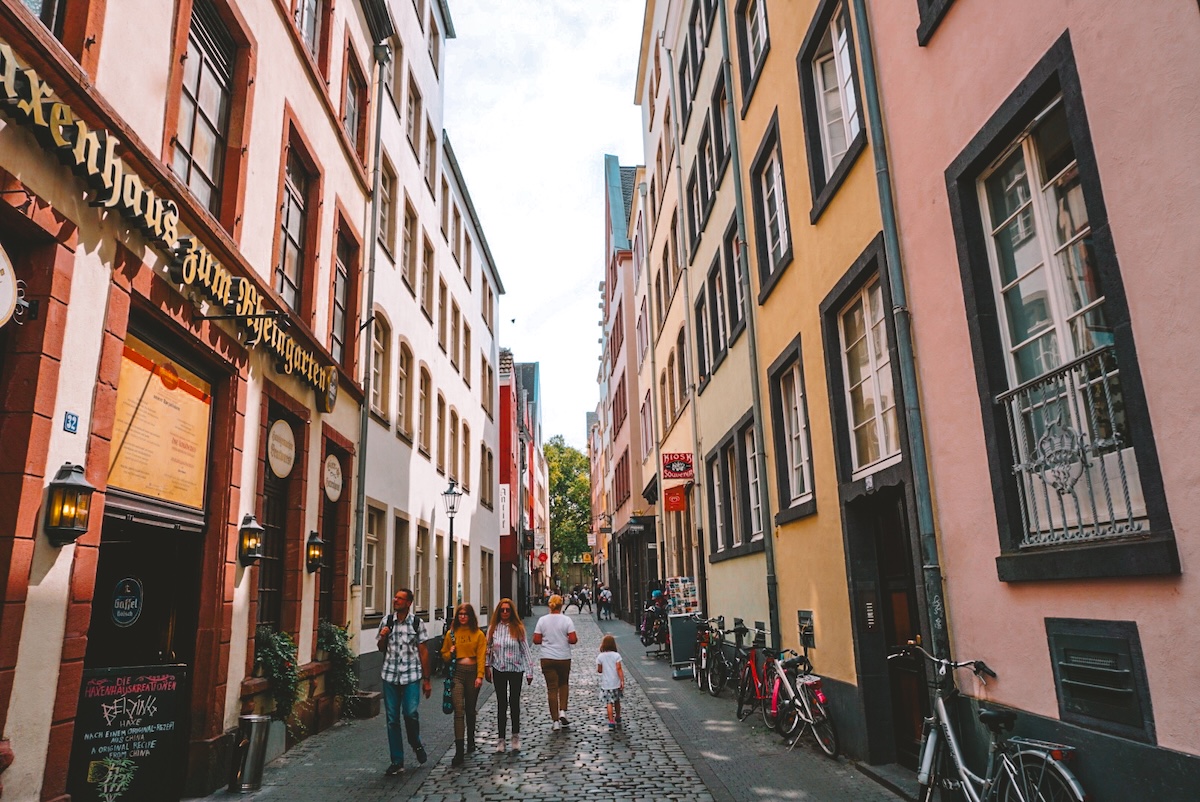 A street in Cologne's Old Town