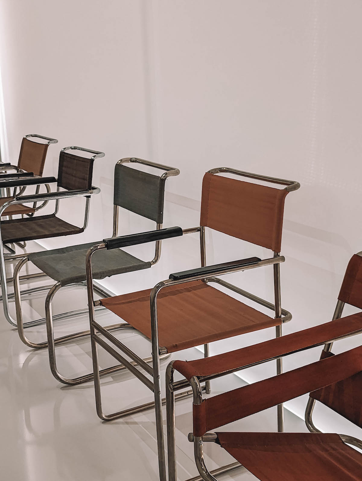 Chairs at the Bauhaus Museum in Weimar