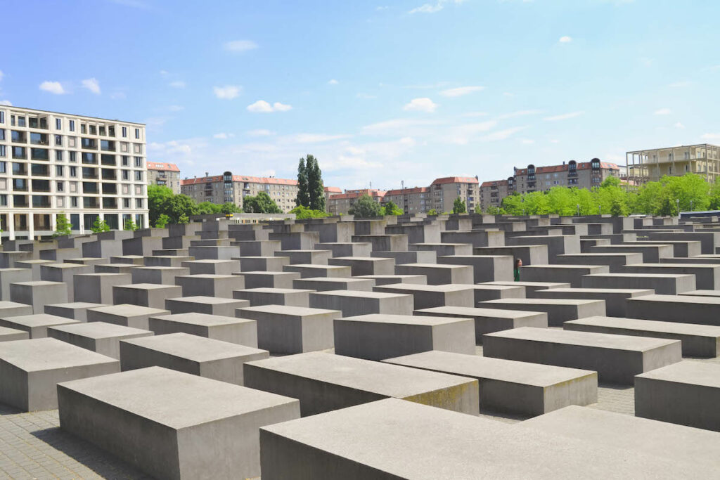 The Memorial to the Murdered Jews of Europe, in Berlin 
