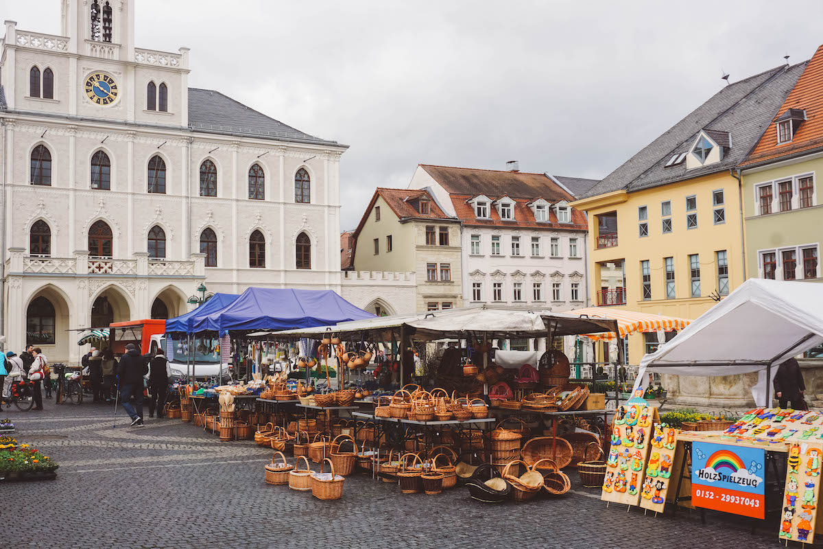 The market square in Weimar