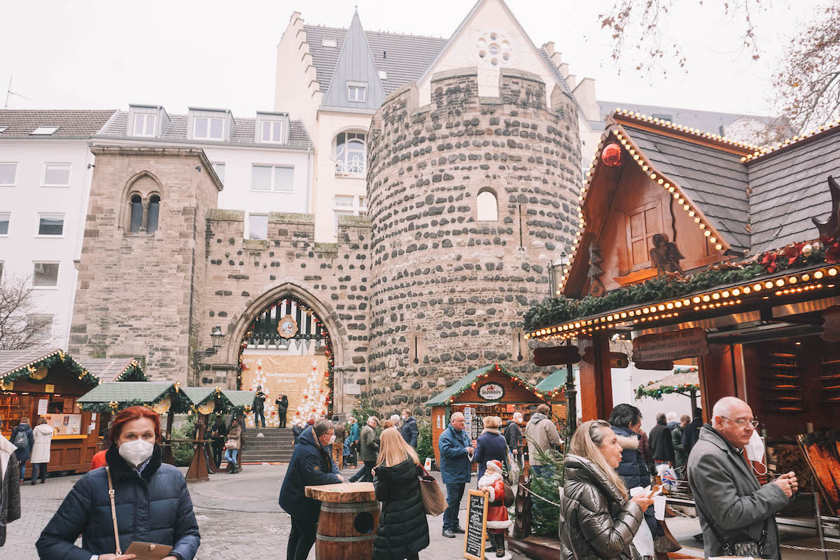 All made of chocolate, Bonn Christmas Market, Germany / wrench