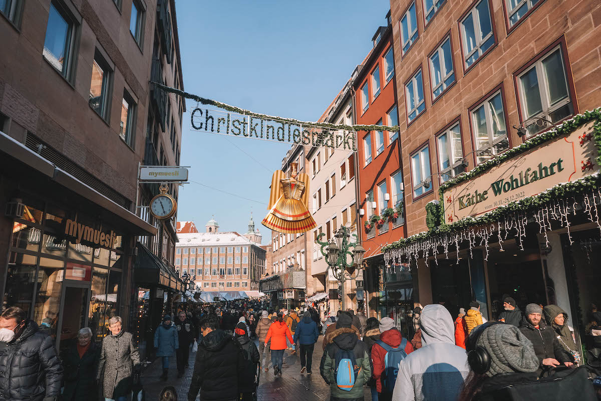 Entrance to the Nuremberg Christkindlesmarkt 