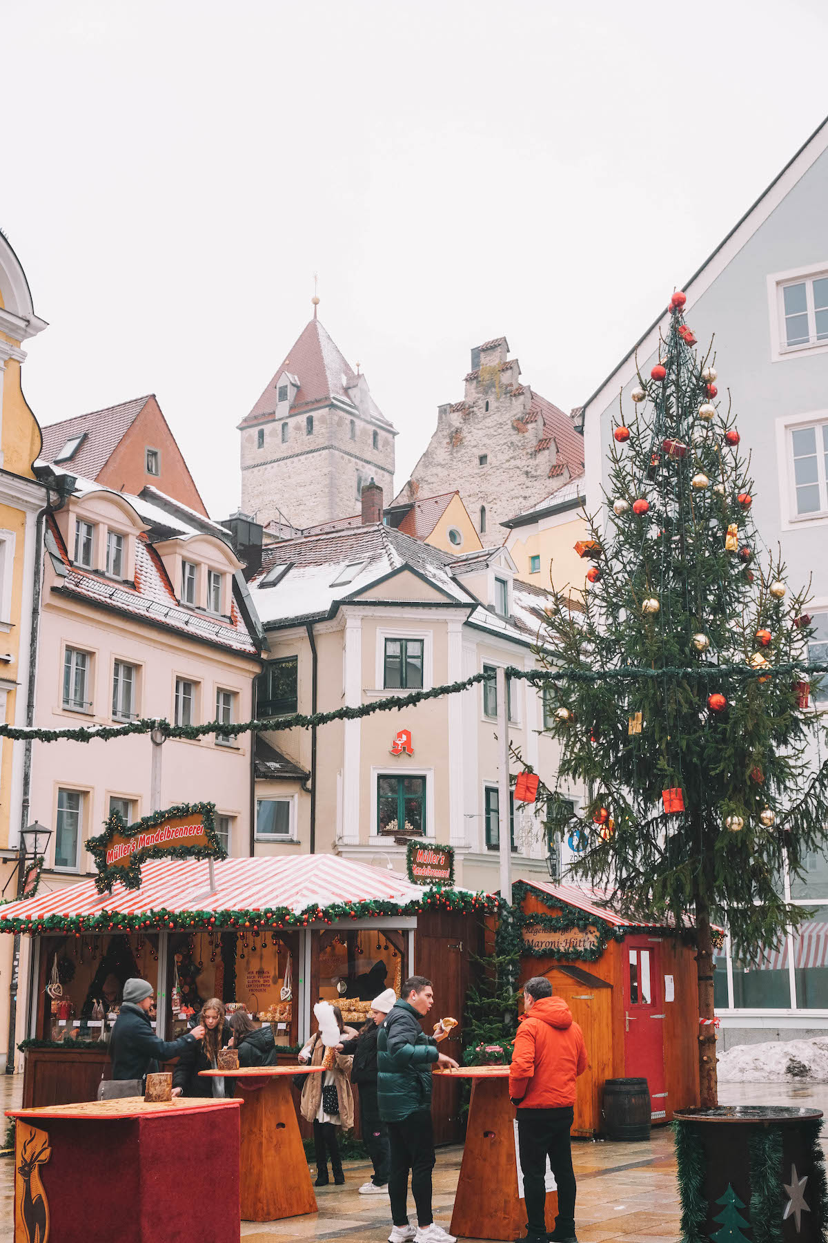 One of the locations of the Lucrezia Market in Regensburg 