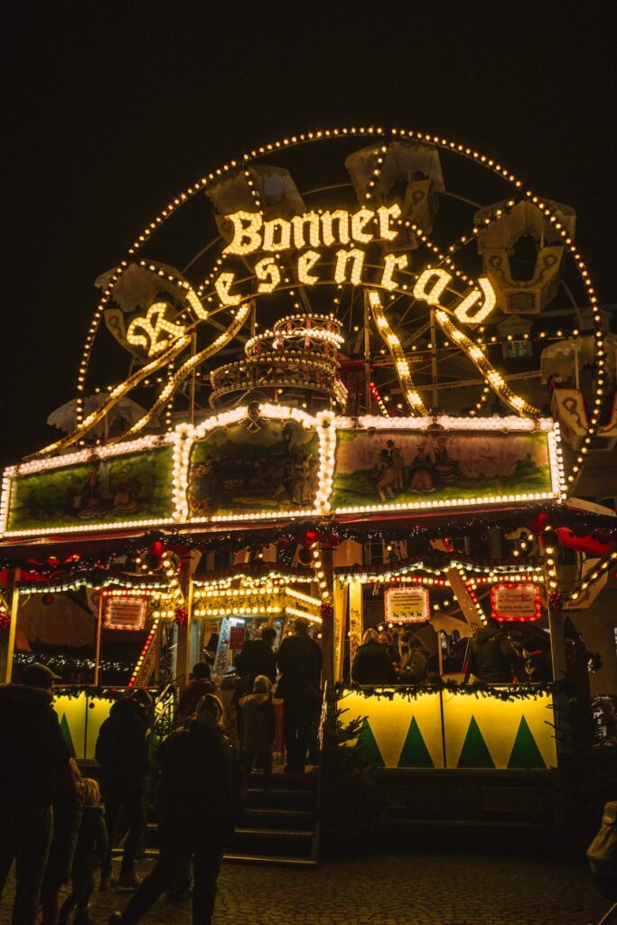 Ferris wheel at the Christmas market in Bonn