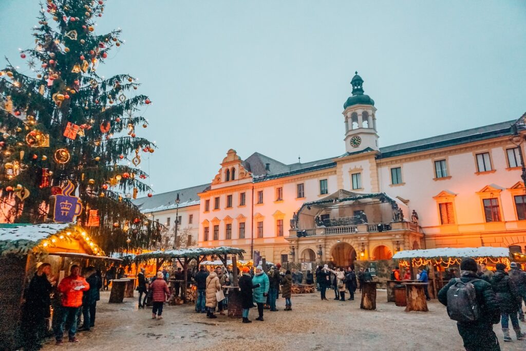 The artisan's courtyard within the Schloss Thurn und Taxis