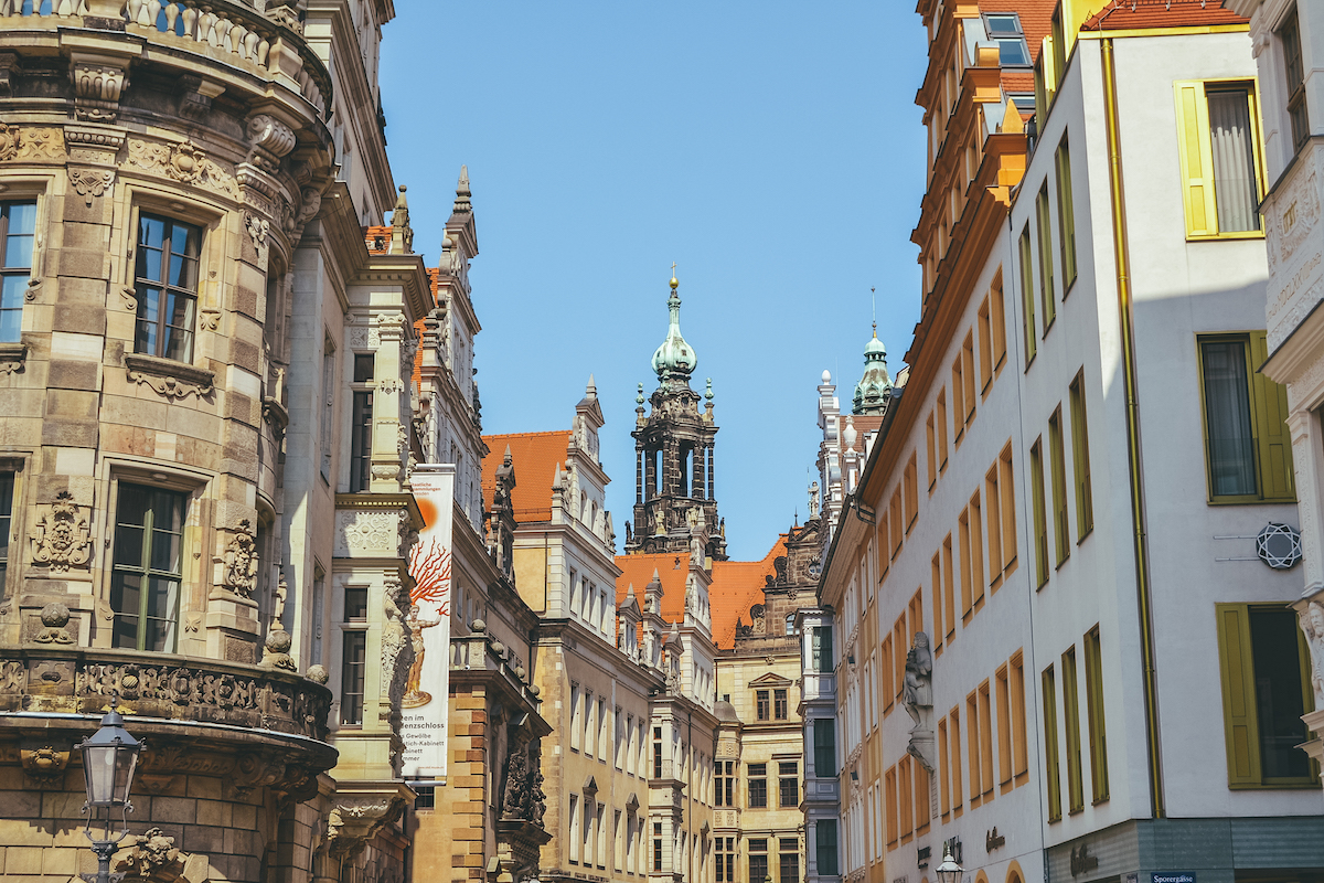 Dresden Altstadt on a sunny day 